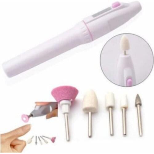 Tırnak Manikür Pedikür Törpü Bakım Makinesi Protez Tırnak Nasır Cihaz Pilli