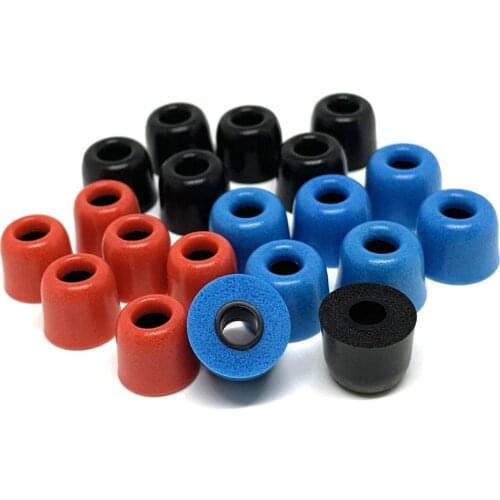 6 pcs/3pairs ANJIRUI N-T200 Memory Foam Ear Tips (S M L) 4.5mm Caliber Ear Pads/cap T200 memory foam eartips for in-ear earphone