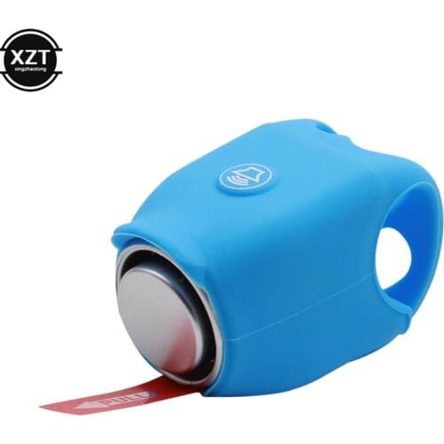 Motorcycle Bicycle Bell 120db Waterproof Cycling Bike Bells Electric Horn Portable Silicone MTB Road Cycling Handlebar Bells