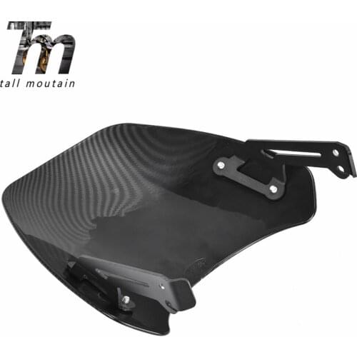 ABS Motorcycle Smoke Windscreen Windshield Wind Shield Protection Flyscreen For Ducati Scrambler 2015 2016 2017 2018 2019 Carbor