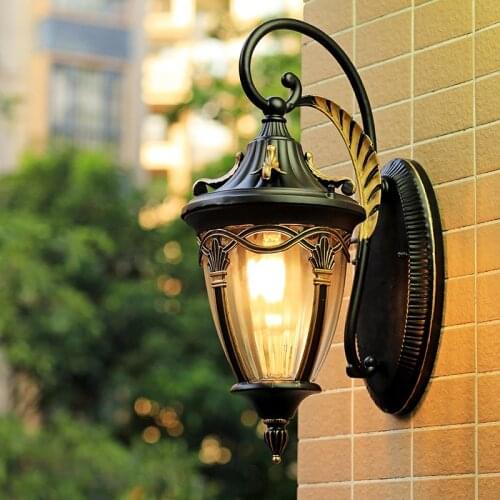 Balcony waterproof Wall Lamp outdoor European wall light villa garden garden American lamps exterior courtyard doorway lighting