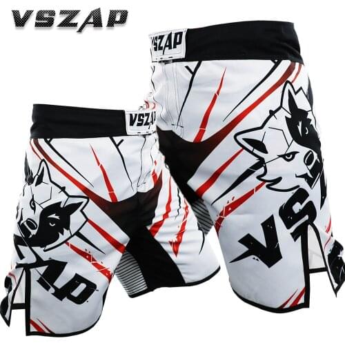 VSZAP MMA Boxing Motion Clothing Cotton Size Training Kickboxing Shorts Short Muay Thai Shorts Cheap MMA Shorts Mens Pants