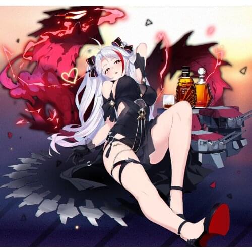 Azur Lane Game Cosplay Prinz Eugen Cosplay Costume sexy costume dress female custom made