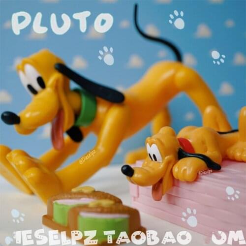 2PCS 7.5cm Prone position Pluto ornaments small bubble face artifact hand made toys Pluto DIY material collection ornaments