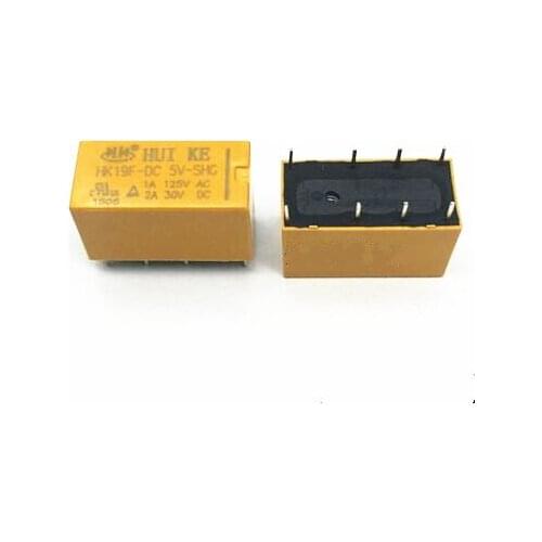 20pcs/lot Relay HK19F-DC5V-SHG HK19F-DC 5V-SHG 5V HK19F DIP8 Best quality