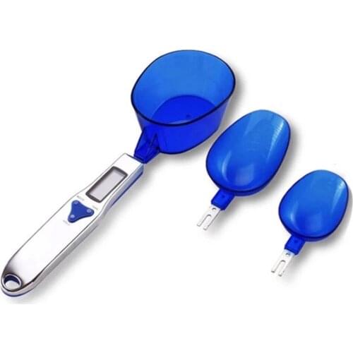 500g/0.1g Digital Kitchen Lab Gram Three Spoons Electronic Scale Measure Food Spoon Weight Scale Spoon Scale Measuring Spoon