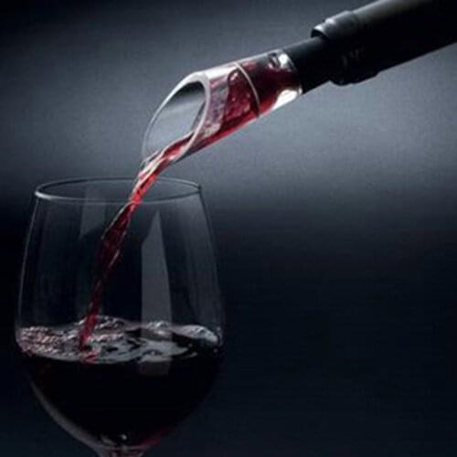 Acrylic Wine Aerator 360 Degrees Rotating Wine Pourer Wine Bottle Stopper Portable Wine Pourer Wine Accessories Bar Tools