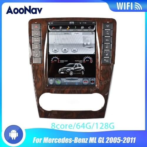 2 Din 128G Car Radio For Mercedes-Benz ML GL 2005-2011 Android System Touch Sceen GPS Navigation Autoradio Multimedia Player