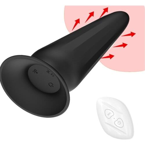 Wireless Remote Control 10 Frequency Vibration Anal plug Prostate Massage SM Masturbation Powerful Stimulator Anal Expansion Toy