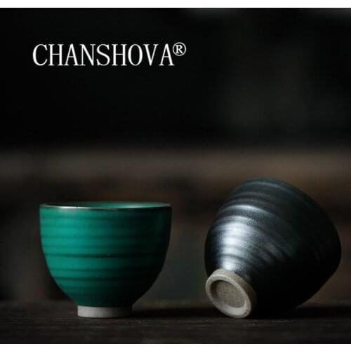 CHANSHOVA 40ml Chinese retro style Ceramic Handmade tea cup Chinese porcelain tea set cups H579