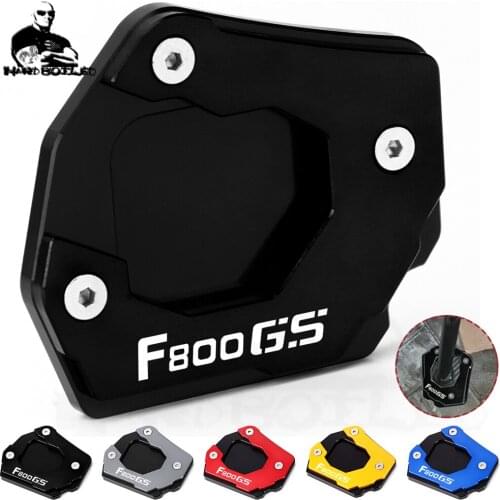 For BMW F800 GS F 800 GS 2008 2009 2010 2011 2012 -2015 F800GS Motorcycle CNC Kickstand Side Stand Enlarge Extension Pad F 800GS