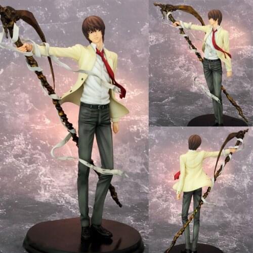26cm Death Note Anime Figure Yagami Light Manga Statue Figurines PVC Killer Kira Action Figure Collectible Model Doll Toys Decor
