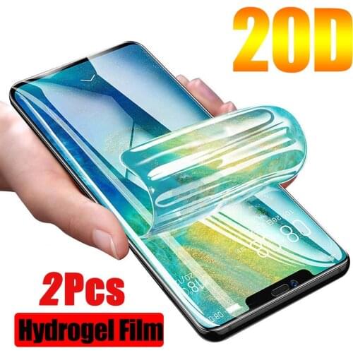 2Pcs Hydrogel Film For XiaoMi Redmi Note 9 8 7 K20 K30 Pro 9S Screen Protector For Xiaomi Mi 11 Mi 10 Mi 9 9T Pro SE Mi8 A3 Film