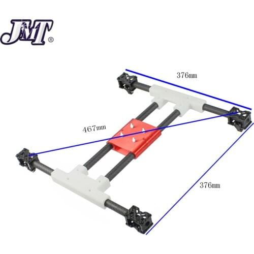 JMT H467 H-shaped Body Drone 467mm Frame Kit with 16mm Carbon Tube Frame For Quadcopter Spare Parts
