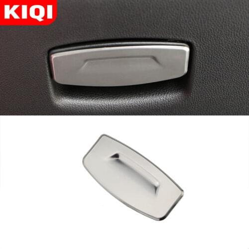 KIQI Stainless Steel Glove Box Handle Cover Glovebox Handles Trim Sticker for Renault Koleos Samsung QM6 2016 - 2020 Refit