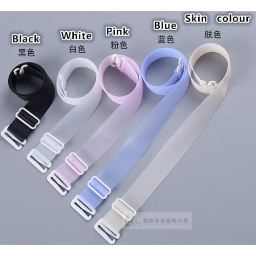 1.5cm Free Shipping Women Invisible Straps Lady Bra Set Non-slip Shoulder Straps Adjustable Transparent Underwear Belts