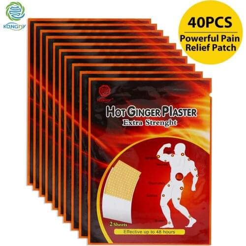 KONGDY 40 Pieces Pain Relief Plaster Chinese Traditional Medical Pain Patch Herbal Pain Patch Arthritis/Rheumatism Treatment
