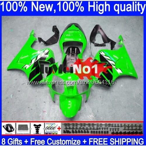 Body For HONDA VTR1000 RC51 01 02 03 2004 2005 2006 125MC.208 green glossy SP1 SP2 VTR 1000 2000 2001 2002 2003 04 05 06 Fairing