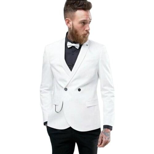 Handsome Double Breasted Shawl Collar Mens Evening Dress Toast Suit Prom Party Clothing Groom Tuxedos (Jacket+Pants+Tie) W:507