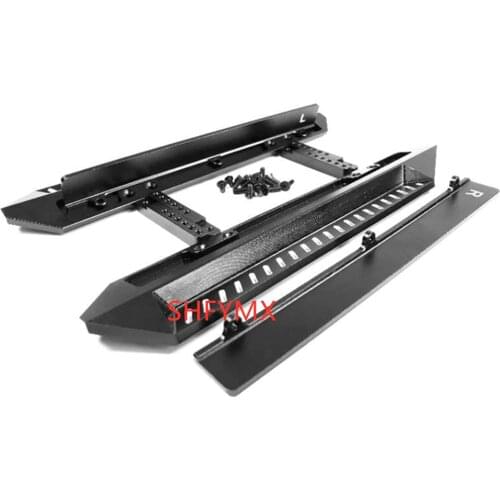 Metal Frame Side Pedal For Traction Hobby 1/8 Rc Car KM2 3 KM4 Crawler Parts