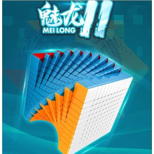 Mofangjiaoshi Meilong 11x11 cubo Magico Puzzle Cube Twist Puzzle Educational Toy