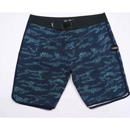 Top Mens Bermuda Surfing Swim Fitness Beach Shorts Trunks Elastic Spandex Beach Shorts Quick Dry Waterproof Board Shorts Phantom