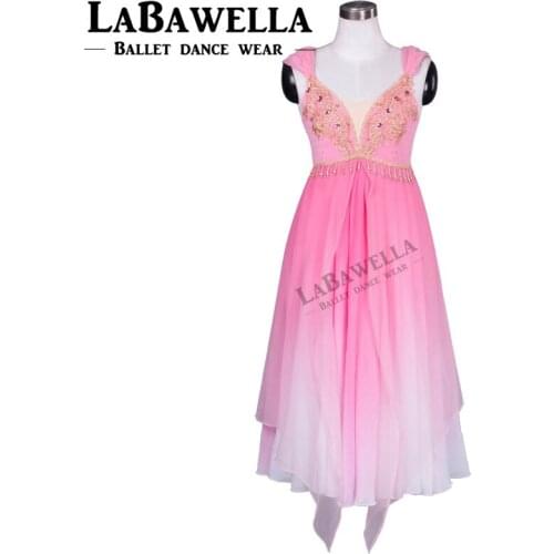 Pink Corsaire Performance Ballet Long Dress Girls Ballerina Classical Stage Ballet Romance Costume For SaleBT9041