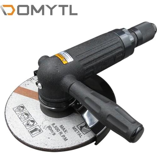 1/4" 7000rpm Pneumatic Angle Grinder 7inch With Disc Polishing Disc PVC Handle For Mechanical Polishing And Grinding Tools