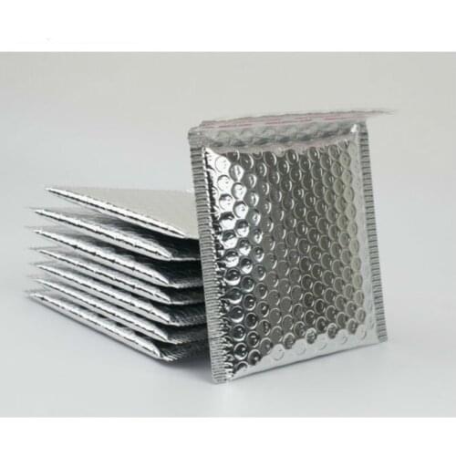 Sliver Courier Bags Self-seal Adhesive Storage Bags Plastic Poly Envelope Mailer Postal Mailing Storage Organizer Bags 20*28cm