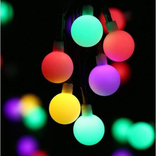 Solar Power String Lights 7M/50LED Ball Christmas Lights Solar Lighting Indoor/Outdoor Waterproof Party Decoration