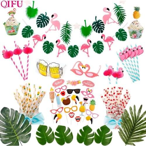 Hawaii Party Luau Flamingo Party Flamingo Decoration Pineapple Summer Party Birthday Hawaiian Party Decor Wedding Tropical Decor