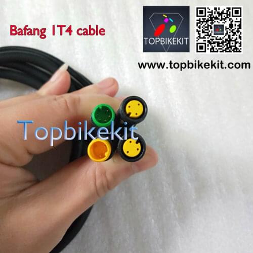 For 8Fun Bafang 1T4 extend cable mid drive bbs01 / bbs02 / bbs03/ BBSHD central motor with waterproof connector Higo