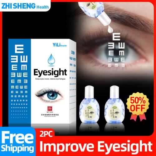 Eyesight Improvement 12ml Eye Clean Drop Relieve Blurred Vision Medical Cleanning Detox For Red And Dry Eyes