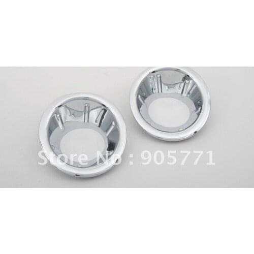High Quality Chrome Front Fog Light Cover for Nissan Navara / Frontier D40 06-09 free shipping