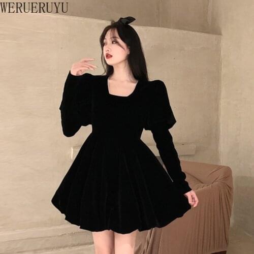 Модные платья-трапеции WERUERUYU China At AliExpress