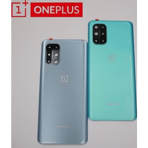 Back Glass for Oneplus 8T Battery Cover Rear Door Housing Case For one plus 8T Back Glass Cover Replacement Parts + Camera Lens