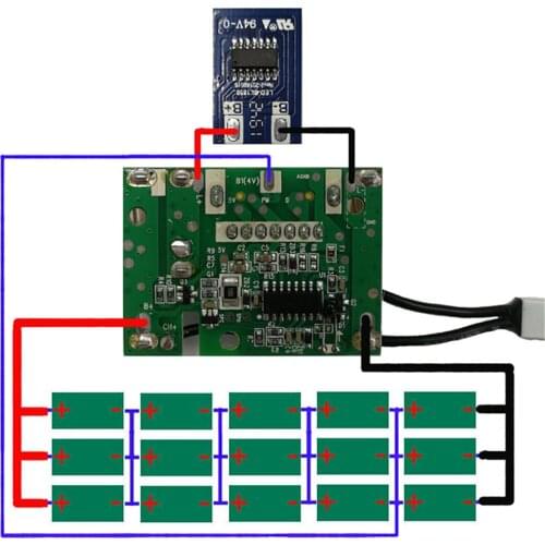 Replacement Lithium Battery Case Box for Makita BL1890 Power Tool Protection Circuit Board PCB Labe Board Shell
