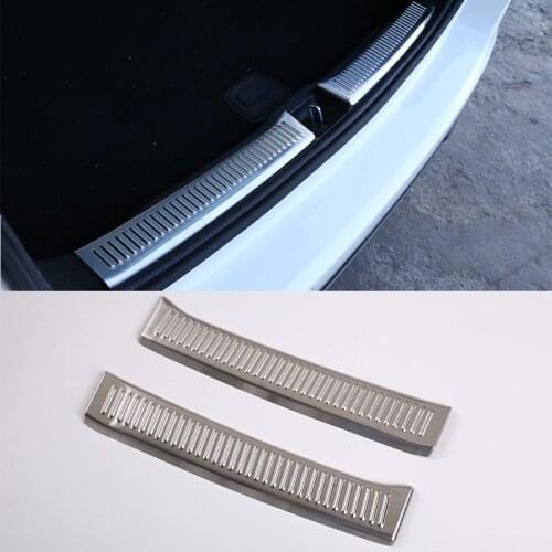 Car Accessories Interior Rear Bumper Protector Trunk Guard Sill Plate Scuff Trim for Mercedes benz B class W247 2020