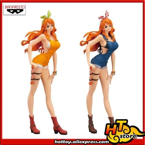 100% Original Banpresto Glitter & Glamours Collection Figure - NAMI From "ONE PIECE STAMPEDE"