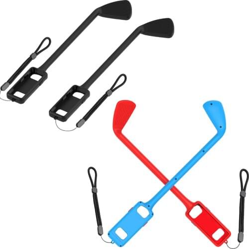 2Pcs Left and Right Golf Game Somatosensory Grip for Switch Golf Clubs
