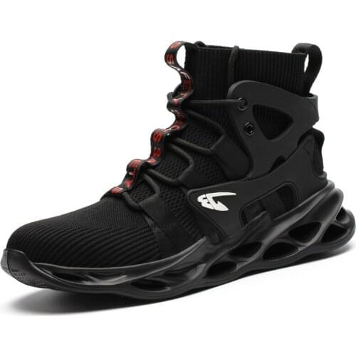 2021 Male Work Boots Indestructible Safety Shoes Men Steel Toe Shoes Puncture-Proof Work Sneakers Male Shoes Adult Work Shoes