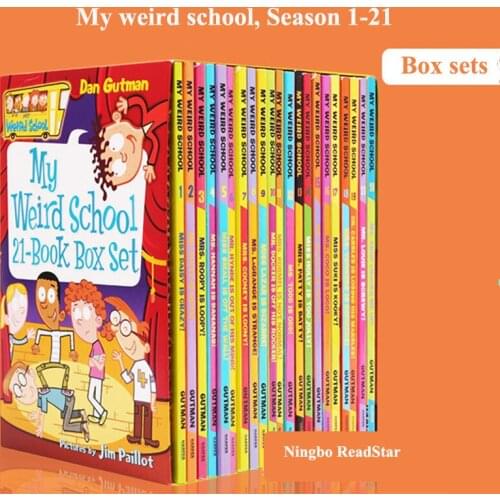 21 Books/Set My weird school 21 books Box set HarperCollins publish author Dan Gutman English Original edition books