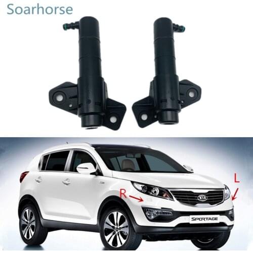 Car Headlamp Headlight Washer Spray Nozzle Jet Pump For KIA sportage 3 KX4 2010-2015