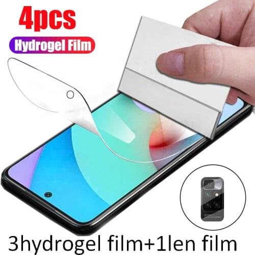 Hydrogel film for redmi 10 flexible soft glass redmi note 10pro 10 5g 10s 10t 10 radmi 10 camera film hidrogel xiaomi redmi10
