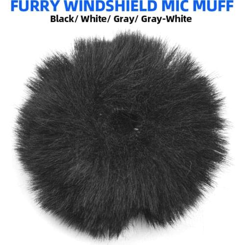 Lapel Mic Furry Windscreen Fur Windshield Wind Muff Soft Comfortable For SONY RODE BOYA Lapel Lavalier Microphones