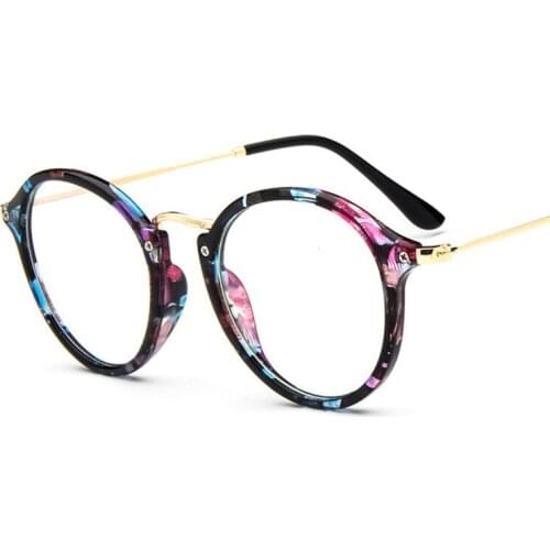 Women Retro Myopia Eyeglasses Frame Female Eye Glasses Vintage Optical Glasses Prescription Transparent Frame