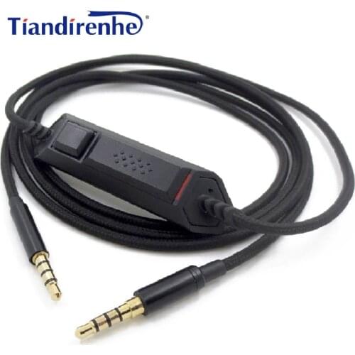 Durable Tuning Headphone Gaming Headset Replacement Audio Cable Inline Control Accessory Long Portable For Logitech G633 G933
