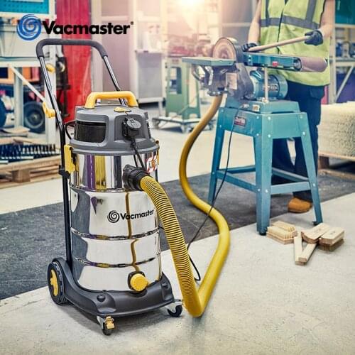 Vacmaster 38L Industrial Vacuum Cleaner 27KPa Powerful Construction Vacuums Business Wet Dry Vacuums HEPA Filtration
