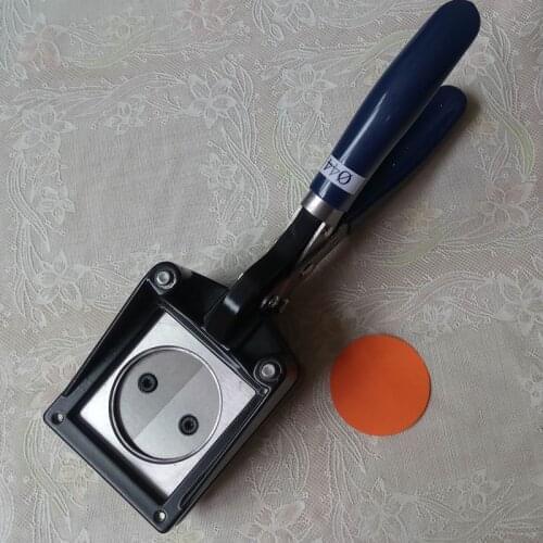 Hand Held Manual Round 25mm 32mm 38mm 44mm Paper Graphic Punch Die Cutter for Pro Button Maker