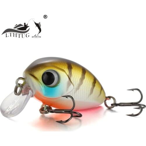 New Peche LTHTUG Brand Japanese Design Hard Fishing Lure 32mm 4g Mini Crank Bait For Pike Perch Bass Floating Crankbait Pesca